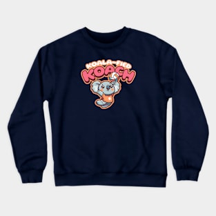 Cute Volleyball Animal | Koalified Koach Crewneck Sweatshirt